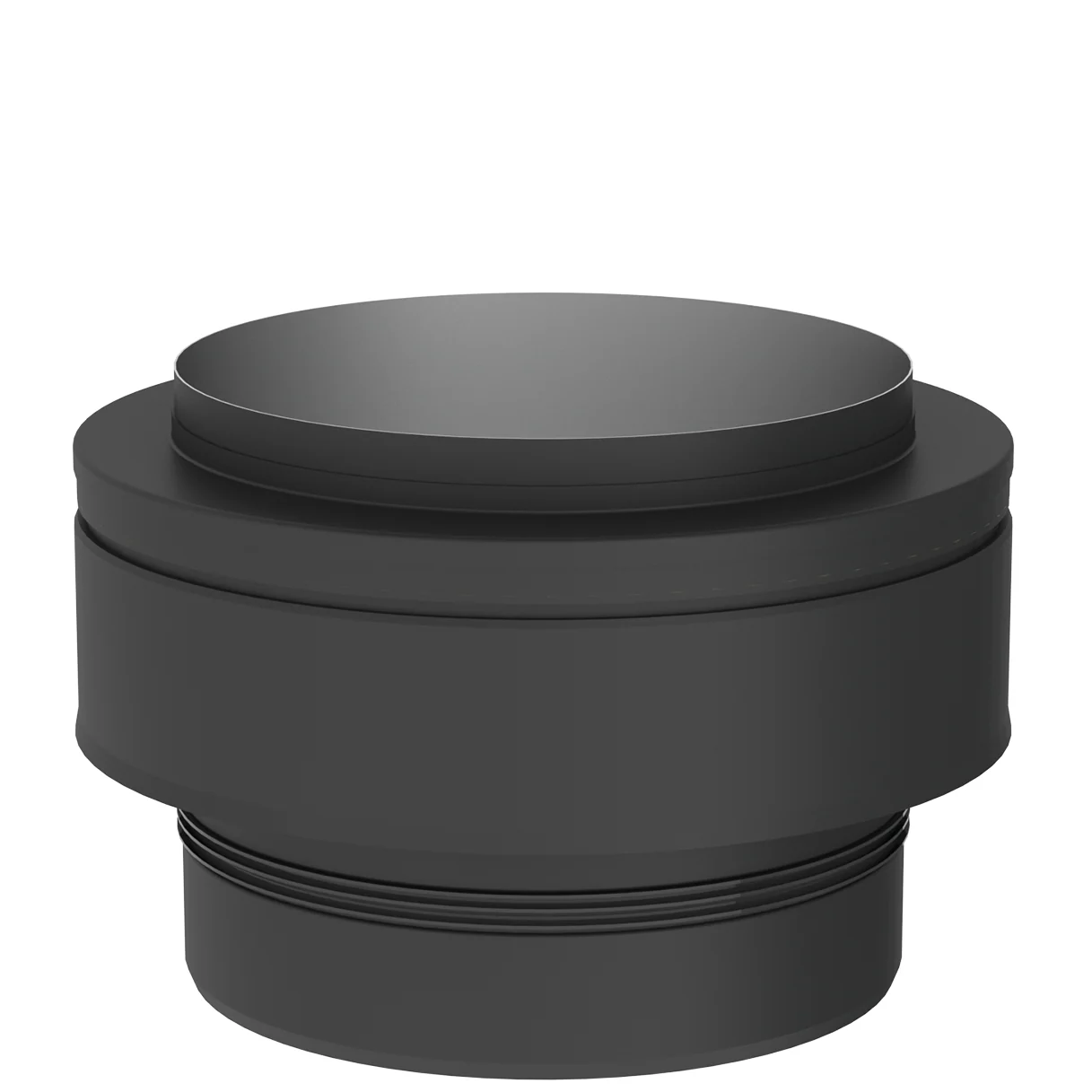Zakończenie wylotu rury dwuściennej T120 / P1 ⌀80 · DW-BLACK