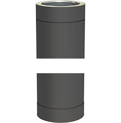 Rura długość 1000 mm ⌀80 · DW-BLACK
