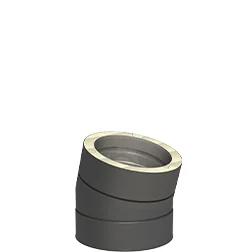 Kolano 15° ⌀80 · DW-BLACK