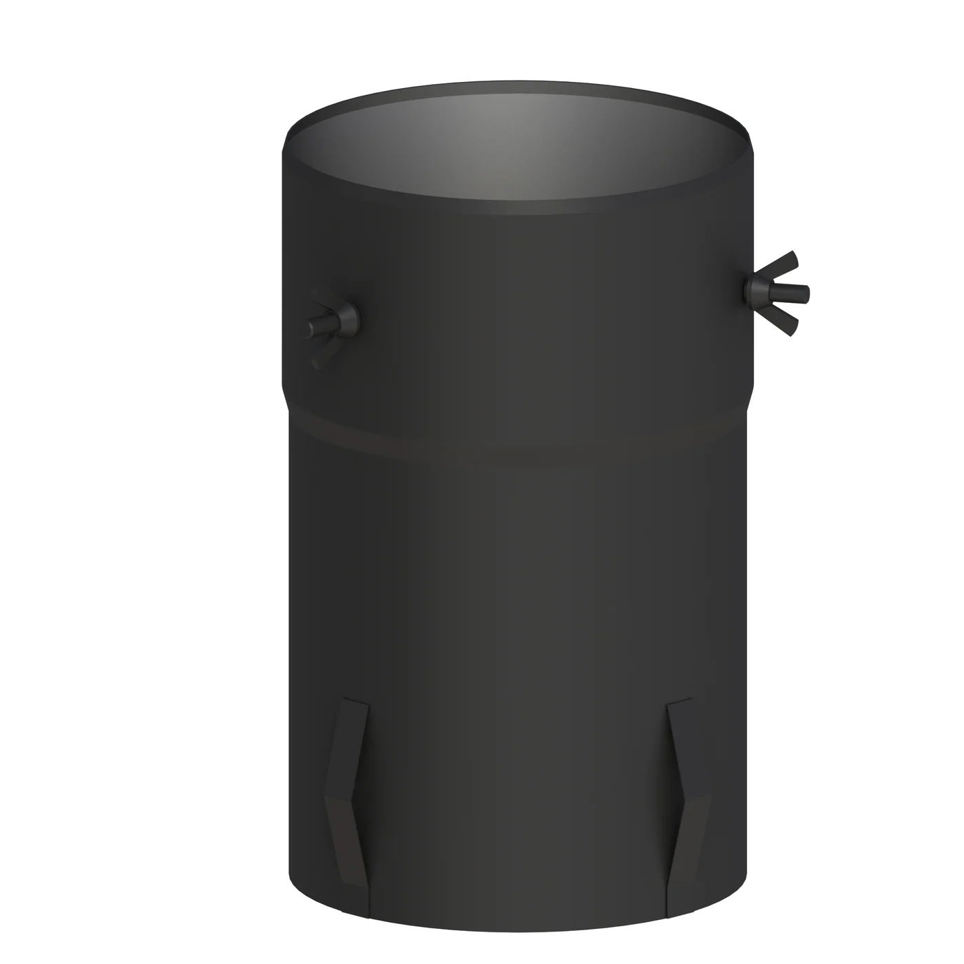 Adapter nasady do systemu DW malowany na czarno ⌀130 · Nasady kominowe