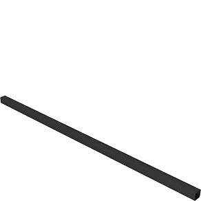 Ramię wspornika DW20 30x30 o długości L=500 mm · DW-BLACK