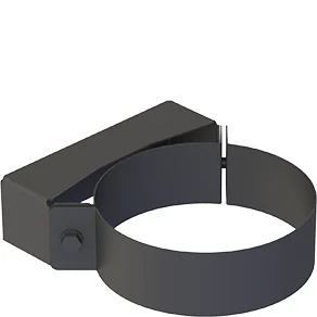 Wspornik ścienny stały 50 mm ⌀80 · DW-BLACK