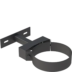 Wspornik ścienny regulowany 50-150 mm ⌀80 · DW-BLACK