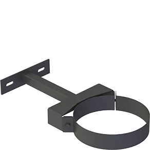 Wspornik ścienny regulowany 150-250 mm ⌀80 · DW-BLACK