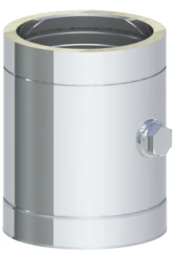 Rura długość 250 mm z króćcem 64x4 ⌀80 · DW-ECO 2.0