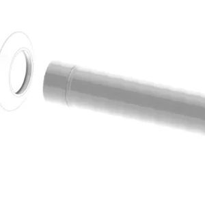 Pakiet poziomy przez ścianę, uniwersalny (rura 750 mm) ⌀60/100 · TWIN-BOX