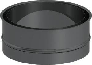 Mufa dwuścienna długość 100 mm ⌀120 · FERRO-LUX
