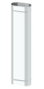 Rura długość 1000 mm 100×180 · OVAL 0,8 mm