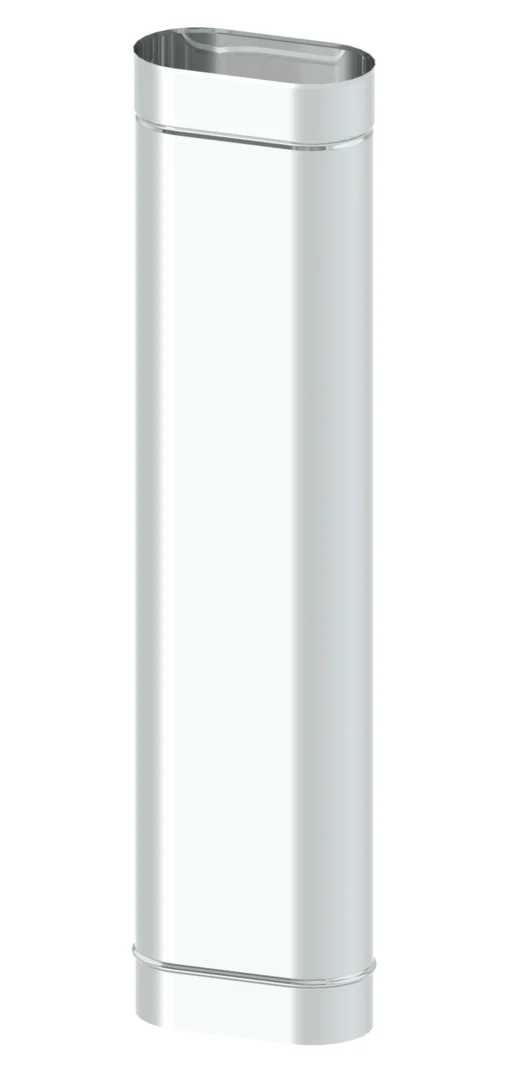 Rura długość 1000 mm 100×180 · OVAL 0,8 mm