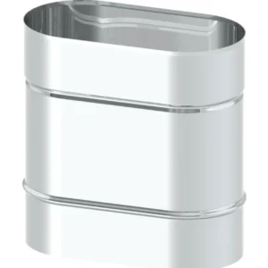 Rura długość 250 mm 100×180 · OVAL 0,8 mm