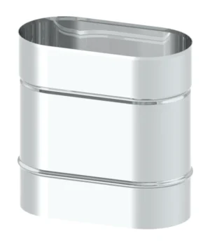 Rura długość 250 mm 100×180 · OVAL 0,8 mm