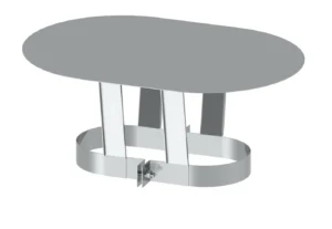Daszek 100×180 · OVAL 0,8 mm