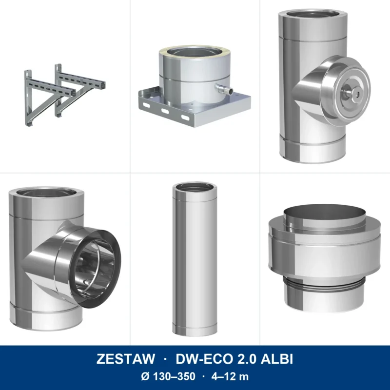 Zestaw kominowy DW-ECO 2.0 ALBI