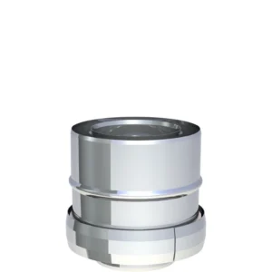 Adapter czopucha kominka KALFIRE ⌀100/150 · TWIN-GAS