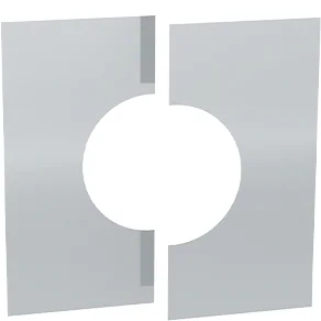 Osłona przejścia przez strop/ścianę ⌀100/150 · TWIN-GAS