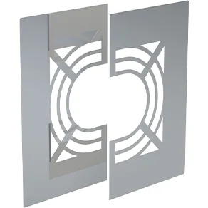 Osłona przejścia przez strop/ścianę 0°-30° ⌀100/150 · TWIN-GAS